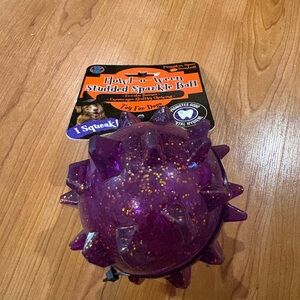 Bow Wow Spike Ball With Loud Squeaker  Ball  5.5”